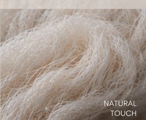 Cream fancy yarn (NATURAL TOUCH)